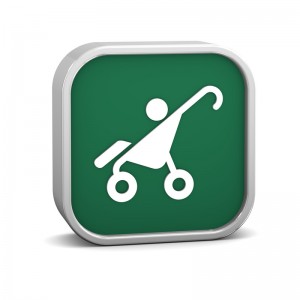 <img src="baby stroller sign" alt="green baby stroller sign">